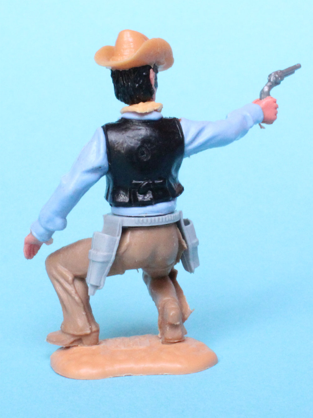 Timpo Toys Wild West Cowboy mit seltnen Kopf