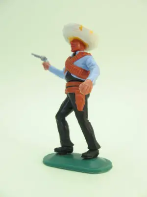 Ein Timpo Toys Mexikaner mit Pistole