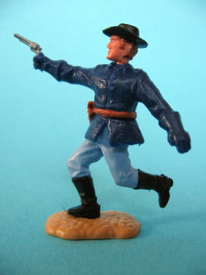 Rückansicht eines Timpo-Toys Offiziers